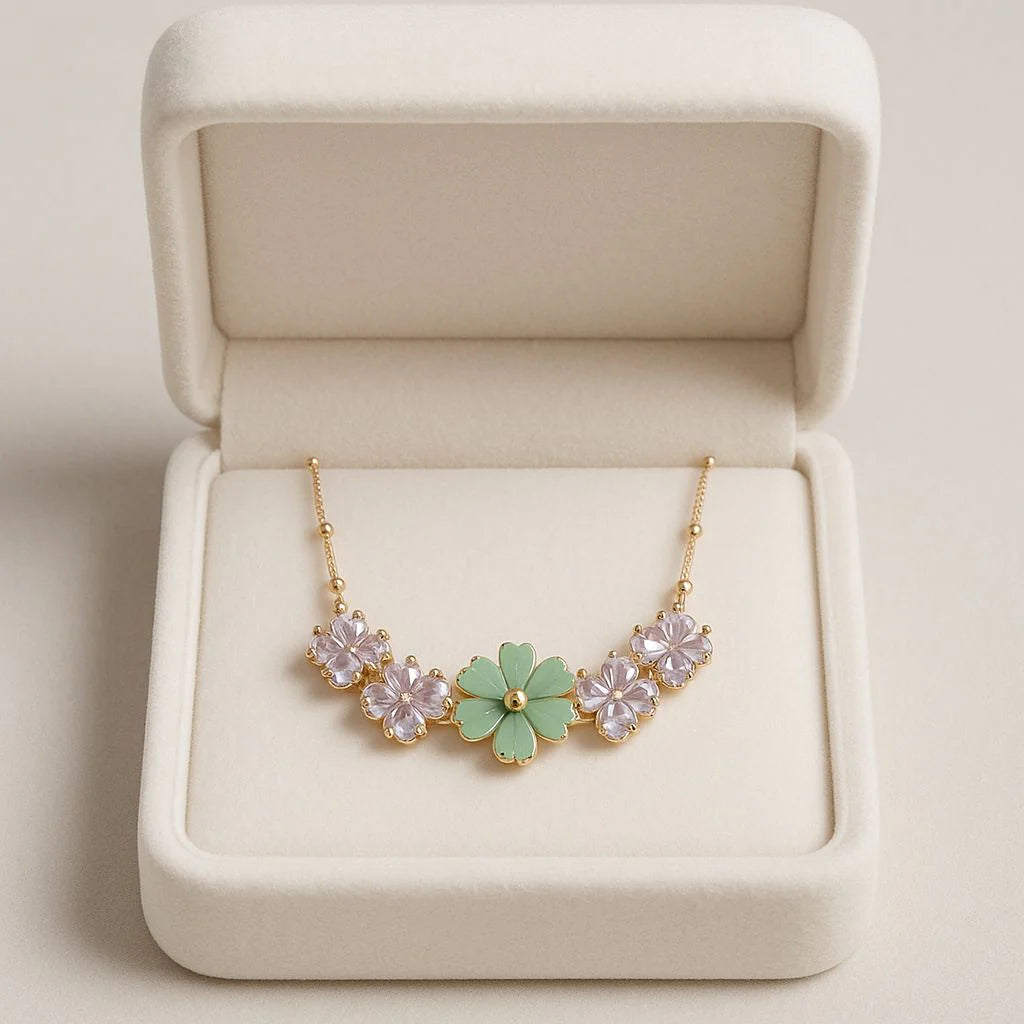 Zircon Pendant-361 (Mint Green)